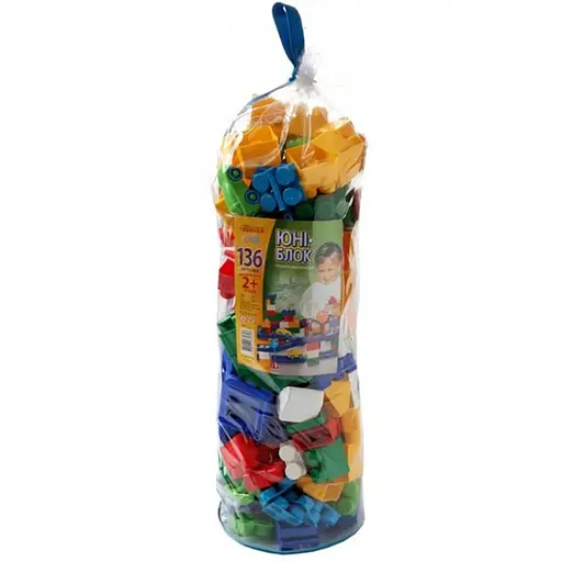 Детский конструктор Юни-блок Юніка 70149 136 деталей - фото 1