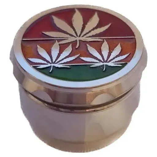 Гриндер для измельчения табака HL-200 Конопля Silver (10877)