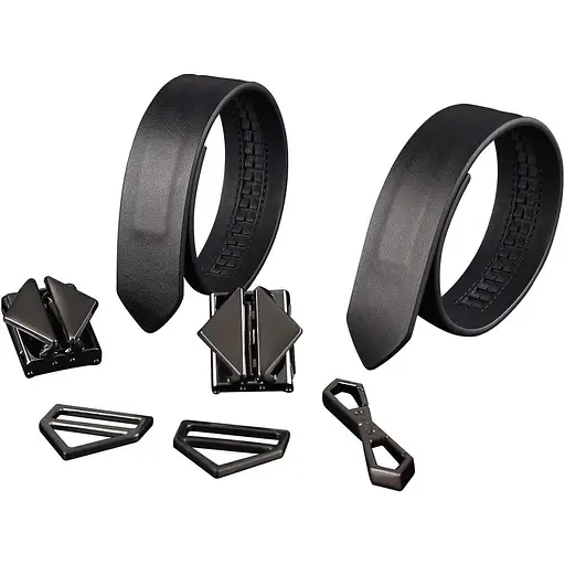 Наручники Lockink Wristcuffs/Anklecuffs Black Set - фото 3