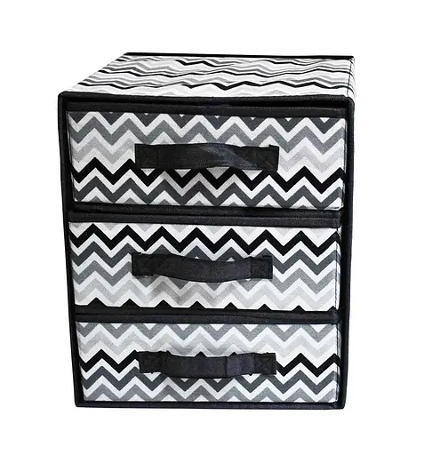 Органайзер Handy Home Zigzag з трьома висувними ящиками, 36х30х30 см (ZSH-07) - фото 3