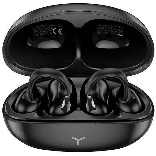Бездротові навушники Hoco EW57 Auspicious clip-on true wireless headset чорні - фото 1