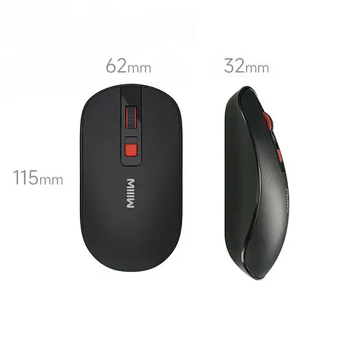 Мышь Xiaomi MiiiW Wireless Mute Mouse Lite PM21 (MW23M21) White - фото 8