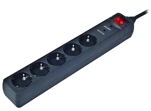 Сетевой фильтр SPG5-C-15, 5 розеток, 4,5 м (SPG5-C-15) - фото 1
