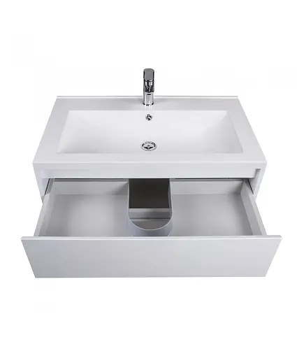 Тумба Мойдодир Marko 80-A з умивальником Cosmopolitan 80 Білий - фото 6