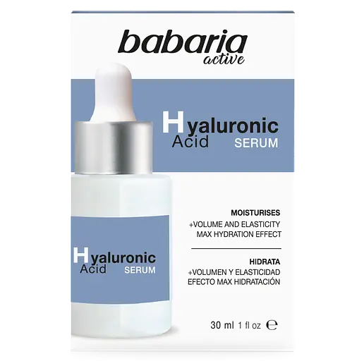 Сироватка для обличчя Babaria з гіалуроновою кислотою 30 мл - фото 1