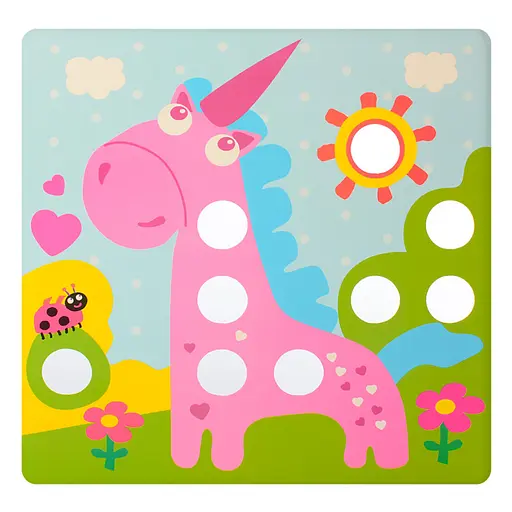 Детская мозаика с вкладышами SK 0005, 46 фишек - фото 2