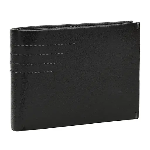 Кошелек мужской кожаный на магните Ricco Grande 555a-8 черный - фото 2
