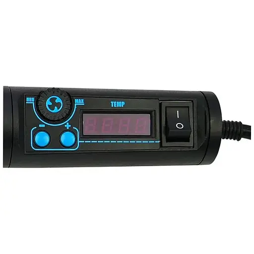 Термофен WEP 8858-I со встроенным цифровым блоком управления (регулировка t 100-480 гр C, 650W, 220V) - фото 3