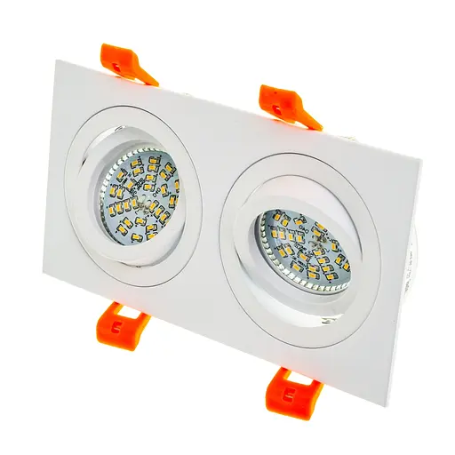 Светильник врезной поворотный Brille HDL-DT 109/2 MR16 WH 36-250 - фото 2