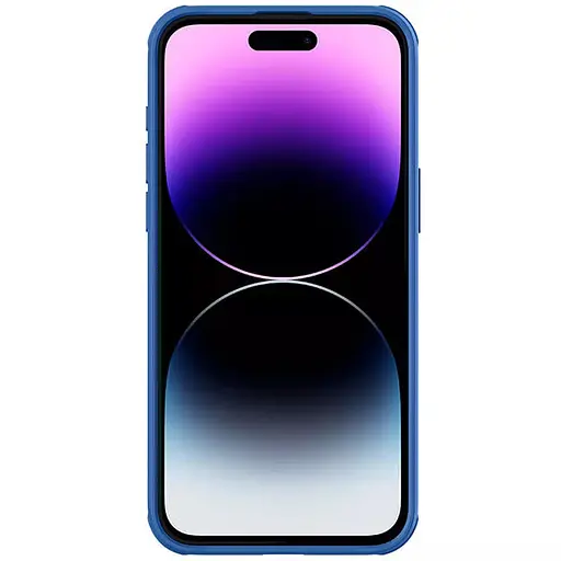 Карбонова накладка Nillkin CamShield Pro для Apple iPhone 15 Pro Max 6.7 Blue - фото 5