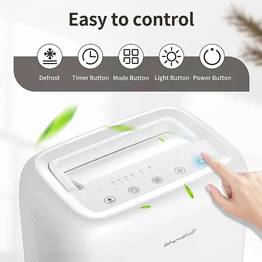 Осушитель воздуха OMISOON для дома 1800 мл с двойным полупроводником, автоматическое отключение - фото 3