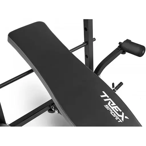 Набор Hop-Sport Premium 39кг со скамьей TX-055 и штангой - фото 6