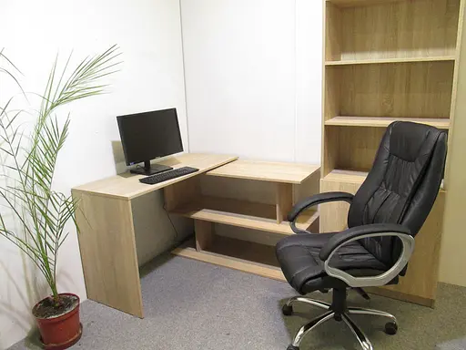 Стіл комп'ютерний поворотний з полицями М-ЗОН Джеко 1200 Сонома (MZN-031032) - фото 9