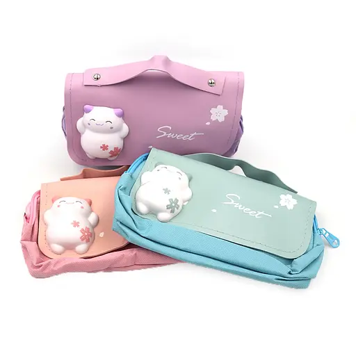 Пенал Sweet, 20x6x8 см, з ручкою, 0191P (В асортименті) - фото 4