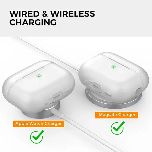 Чехол AhaStyle Colorful Silicone Case для AirPods Pro 2 Clear (CP-187-CR) [133834] - фото 3