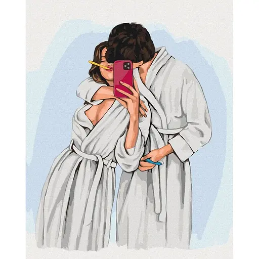 Картина по номерам на підрамнику Brushme Щасливі миті, Alla Berezovska - фото 1