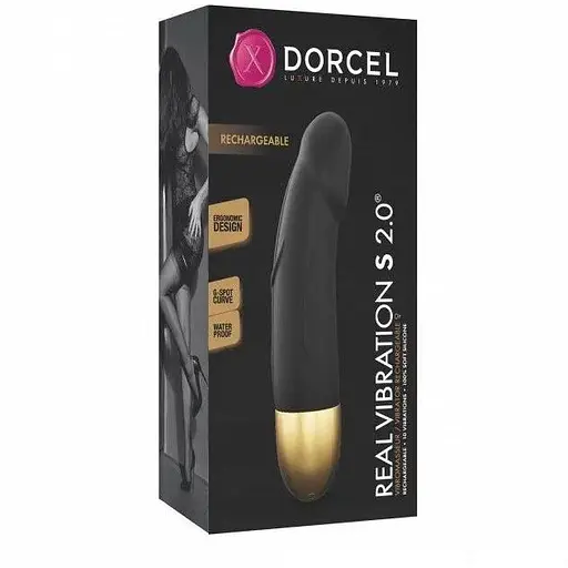 Вібратор Dorcel Real Vibration S Gold 2.0 діам 3.7 см перезаряджається для точки G - фото 4