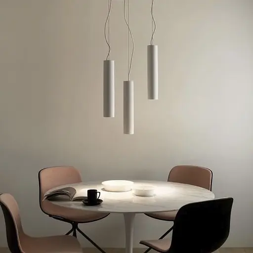 Подвесной светильник в белом корпусе 34х8 см мощностью 30W | Line F | Арт. LP30W WT - фото 1