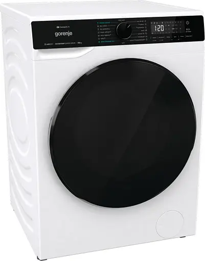 Стирально-сушильная машина Gorenje фронтальная 9 (6) кг 1400 A 55см инвертор дисплей Wi-Fi белый - фото 4