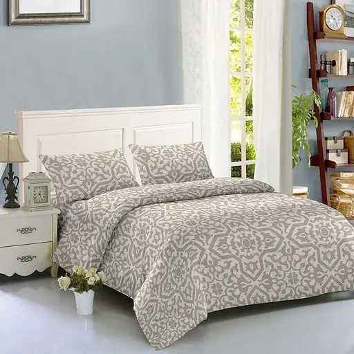 Комплект постільної білизни Сімейний 150х200 см Grandeco Cream SOHO pbe0050857