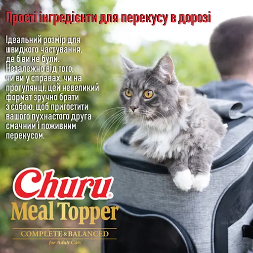 Лакомство Inaba Churu Meal Topper для кошек кремовый мусс в стиках с курицей 4x14 г - фото 3