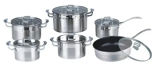 Набір кастрюль з кришками Edenberg EB-4048, 12 предметів - фото 2