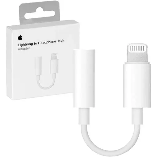 Перехідник Apple Lightning to 3.5mm Headphones for iPhone 7 (MMX62ZM/A) original [19619] - фото 3
