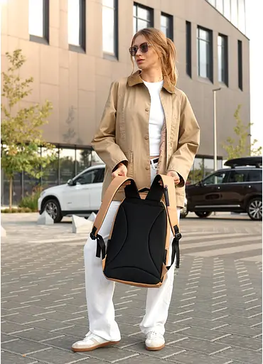 Рюкзак унисекс Sambag Zard LZN Бежевый 46 х 28 х 13 см (25000026) - фото 9