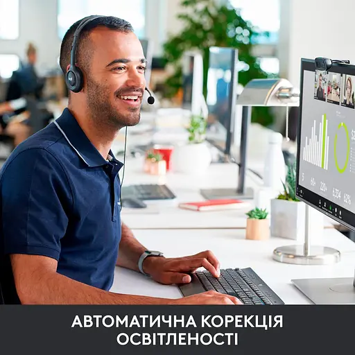 Веб-камера Logitech C270 HD Webcam Black (960-001063) - фото 4