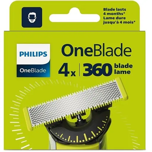 Змінне плаваюче лезо Philips OneBlade 360 4 шт. (QP440/50)