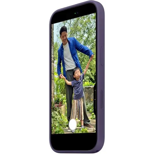 Чохол Silicone Case with Button, Animation & MagSafe для Apple iPhone 17 Purple Fog AAA (153238) - фото 3