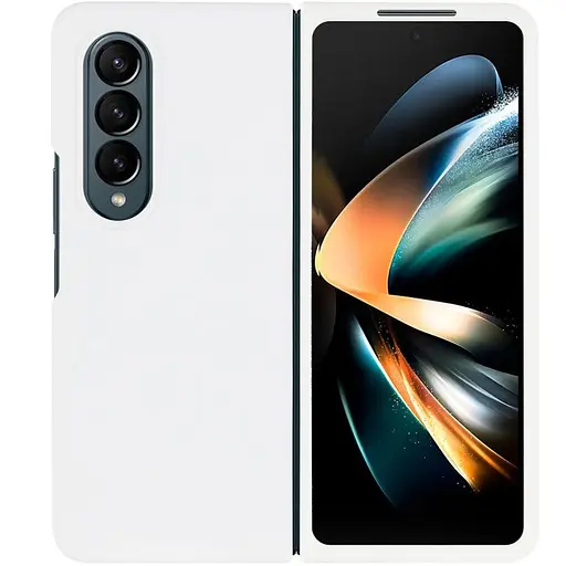 Чехол Foldables Silicone Cover Lakshmi AAA для Samsung Galaxy Z Fold4 Белый / White - фото 2