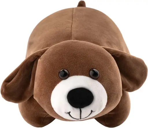 Подушка-трансформер для шиї Ardesto Travel Сute Dog 30х30 см коричнева (ART3035NEP) - фото 5