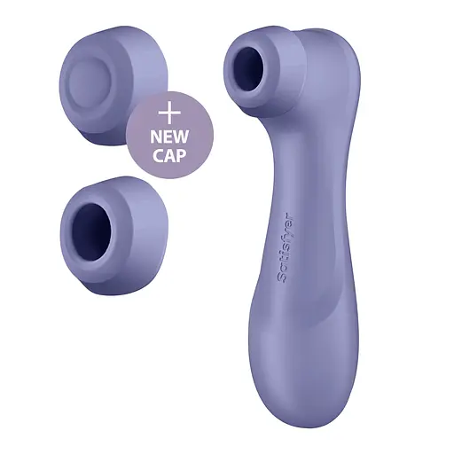 Вакуумний стимулятор клітора з вібрацією Satisfyer Pro 2 Generation 3 Connect App фіолетовий - фото 2