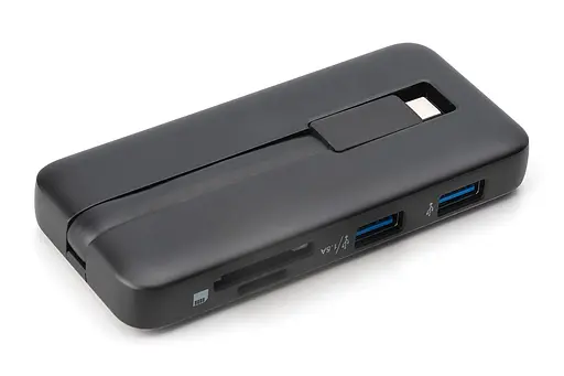 Digitus Док-станция USB-C > HDMI/2xUSB-A/USB-C/SD/MicroSD/RJ54, Travel - фото 6