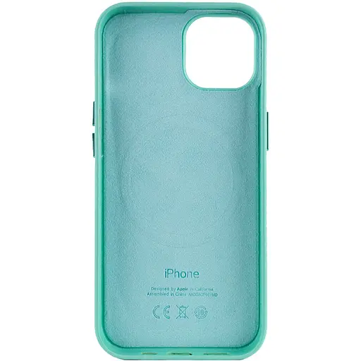 Шкіряний чохол Epik Leather Case AA Plus with MagSafe для Apple iPhone 13, 6.1 Ice - фото 2