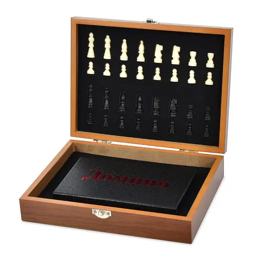 Набір настільних ігор 2 в 1 XQ12095 шахи, доміно - фото 4