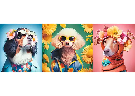 Пазл Trefl Собачий тиждень моди 500 ел. панорама (29517) - фото 2