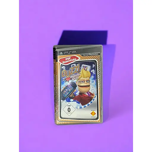 Лицензионный диск для PSP лицензия Buzz! Master Quiz