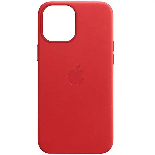 Шкіряний чохол Epik Leather Case AAA для Apple iPhone 12 Pro/12, 6.1 Red