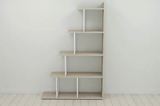 Этажерка Ferrum-decor Стелла 1600x1020x300 Белый металл ДСП Дуб Сонома (FRD-103469) - фото 4