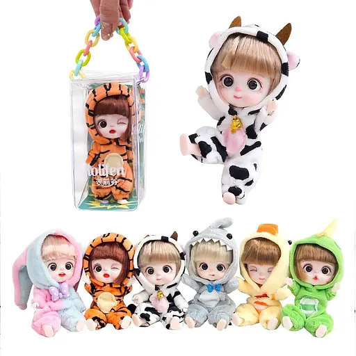 Лялька, 12 см, костюми тварин (В асортименті) - фото 2