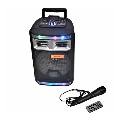 Акустическая портативная колонка Ch-T85 с подсветкой и микрофоном