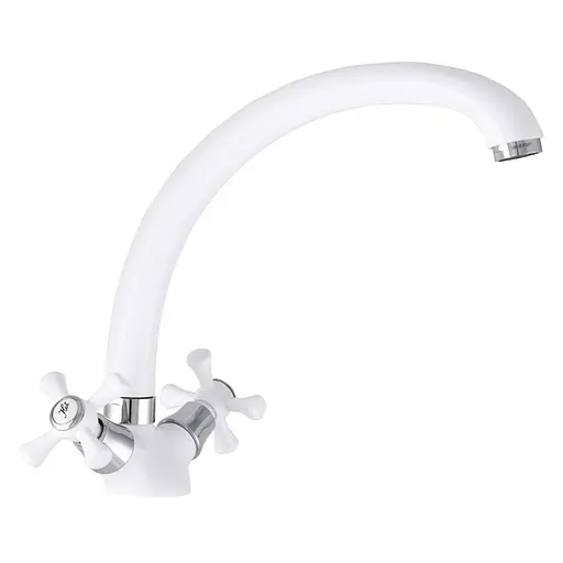 Змішувач для кухні Mixxus Omega 273 білий (MI2766) - фото 1