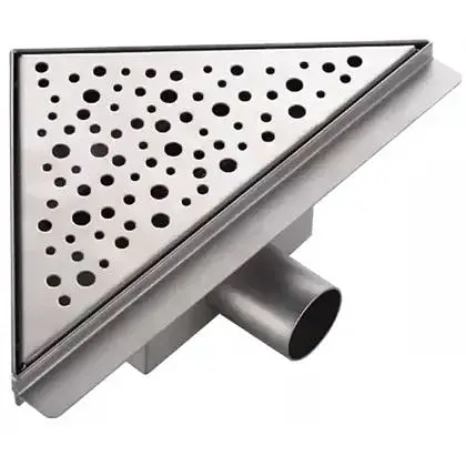 Трап для душа угловой Gappo G82020-1 нержавеющая сталь 200x200 мм - фото 1