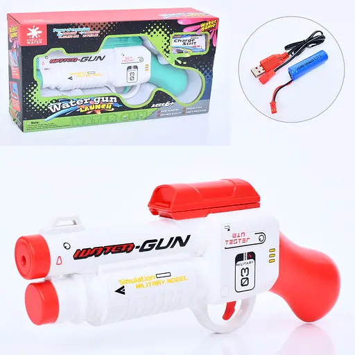 Водяний автомат, 26 см, акумулятор, USB-зарядка, 30x16x6 см (В асортименті) - фото 2