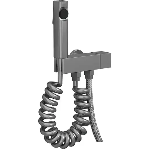 Смеситель для гигиенического душа и бачка унитаза Champion PHL-333 graphite CH6552, Графит - фото 1