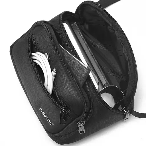 Сумка міська через плече Tigernu T-S8175 2.5л для планшета до 7.9'' Black (17186) - фото 6