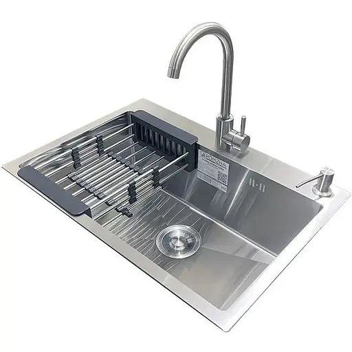 Комплект мийка + змішувач Romzha Arta U-600S (A)