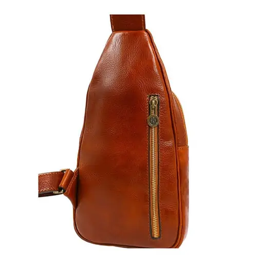 Шкіряна сумка-слінг Time Resistance 32х17х6 см sum0028227 - фото 5